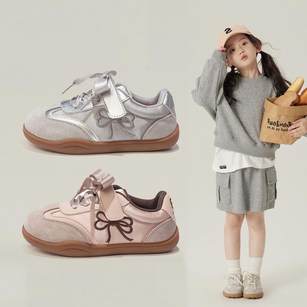 Girls' De Xun Autumn/Winter 2025 Lightweight Suede Sneakers - Big Girls' Casual Skate Shoes