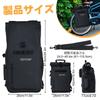 Goture 25L Bicycle Side Bag Fully for and Touring with Shoulder Drum Touring Seat and Outdoor Black (IPX4, Waterproof) Fishing, Cycling, Touring,