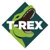 Straight spade, wooden handle, T-Rex