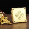 Tibetische Legierung Sarira Stupa Reliquienhalter Schmuckstück für Hausaltar Display