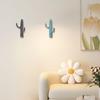 Decorative Cactus Shape Iron Hook Easy Install Clothes Storage Rack Backpacks Key Bag Hanging Solution Home Decoration