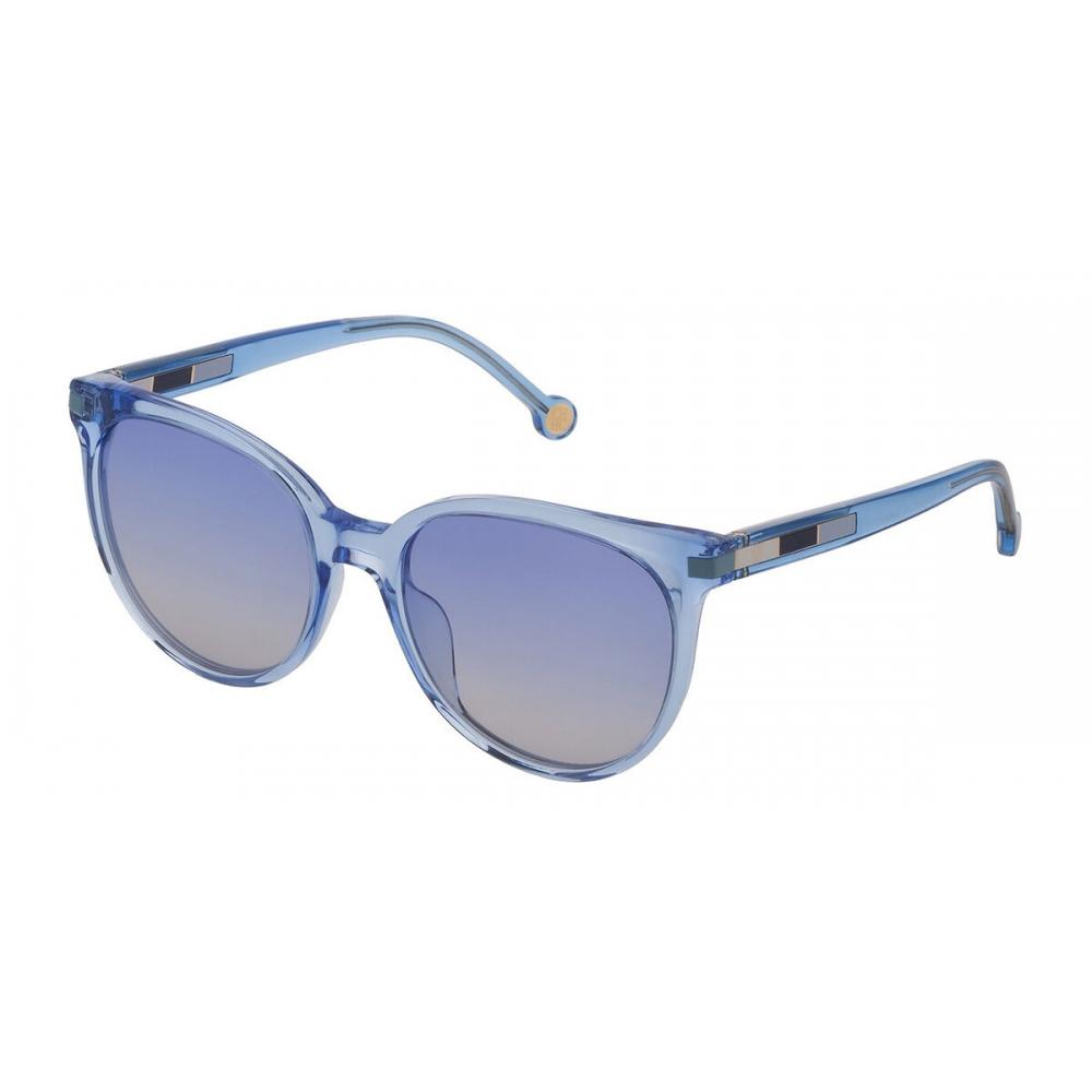 

Carolina Herrera She830 095a Unisex Sunglasses Transparent Blue/54-19-140