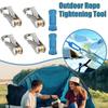 Seilspannwerkzeug Outdoor Zeltseil Schnalle Rolle Seilspanner Hängemattenzubehör Teleskopseil Campingseil Befestiger Stra