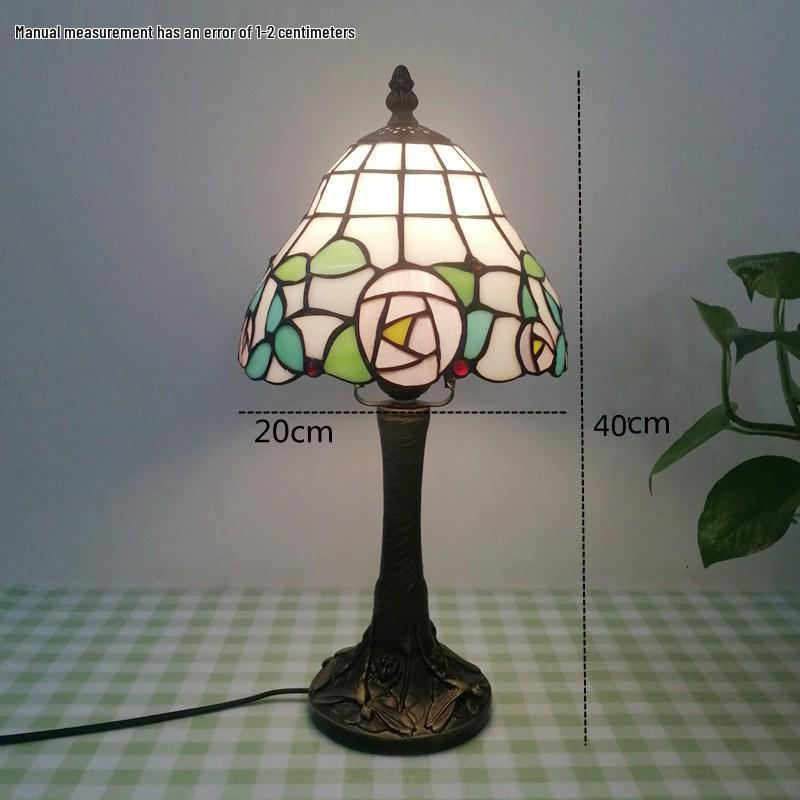 Tiffany Style Desk Lamp for Bedroom, Living Room, or Children's Room Night Light