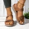 Plus Size Casual Sandals for Women 2025 Summer New Arrivals Fashionable Outdoor Thick-Soled Sandals for Women