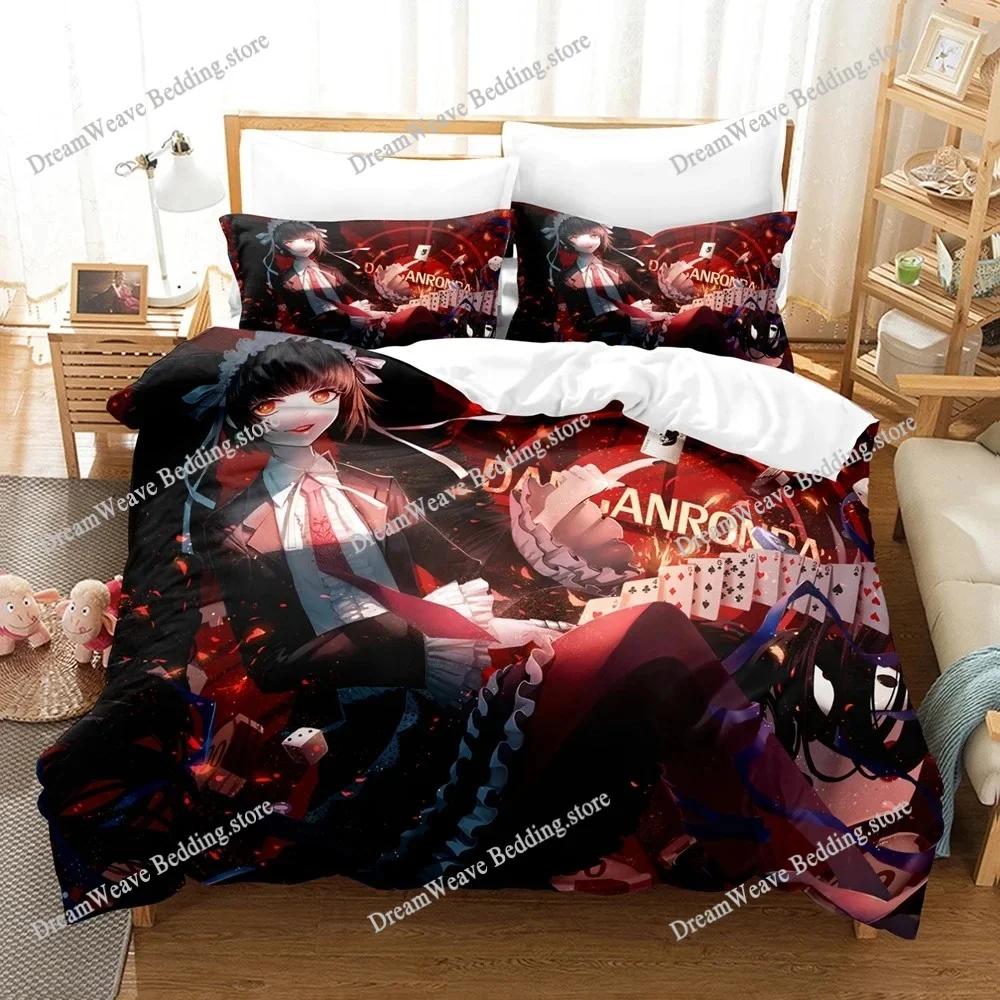 New Danganronpa Bedding Set Single Twin Full Queen King Size Bed Set Adult Kid Bedroom Duvet Cover Sets 3D Print Game Anime