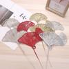 Wedding Home Glitter Glitter Leaves Christmas Tree Decor Artificial Flower Christmas Decorations