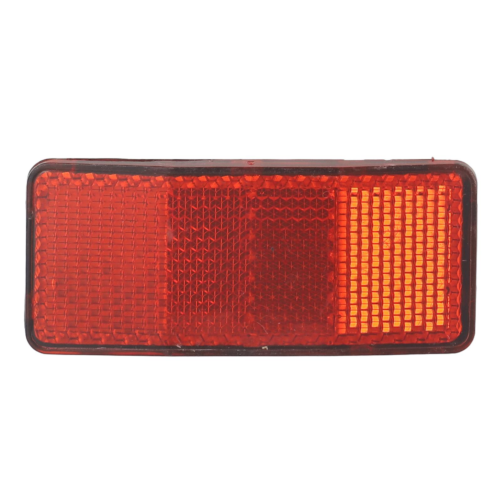 

Rear Pannier Rack,Safety Caution Reflector Bicycle Bike Front Rear Red
