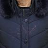Mittelalte Mutter Parkas Kapuze Bedruckt Gepolstert Damen Jacke Winter Verdicken Warm Oma Daunen Baumwollmantel