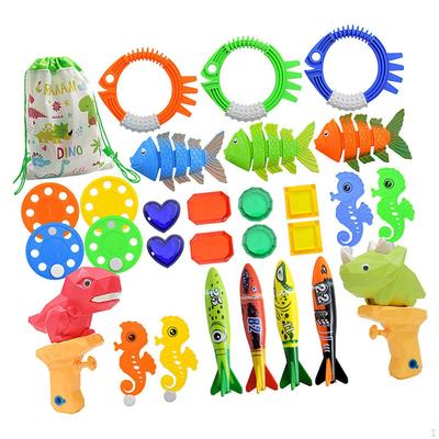Diving Pool Toys, Water Dive Toys with Storage Bag, Games for Kids Swim