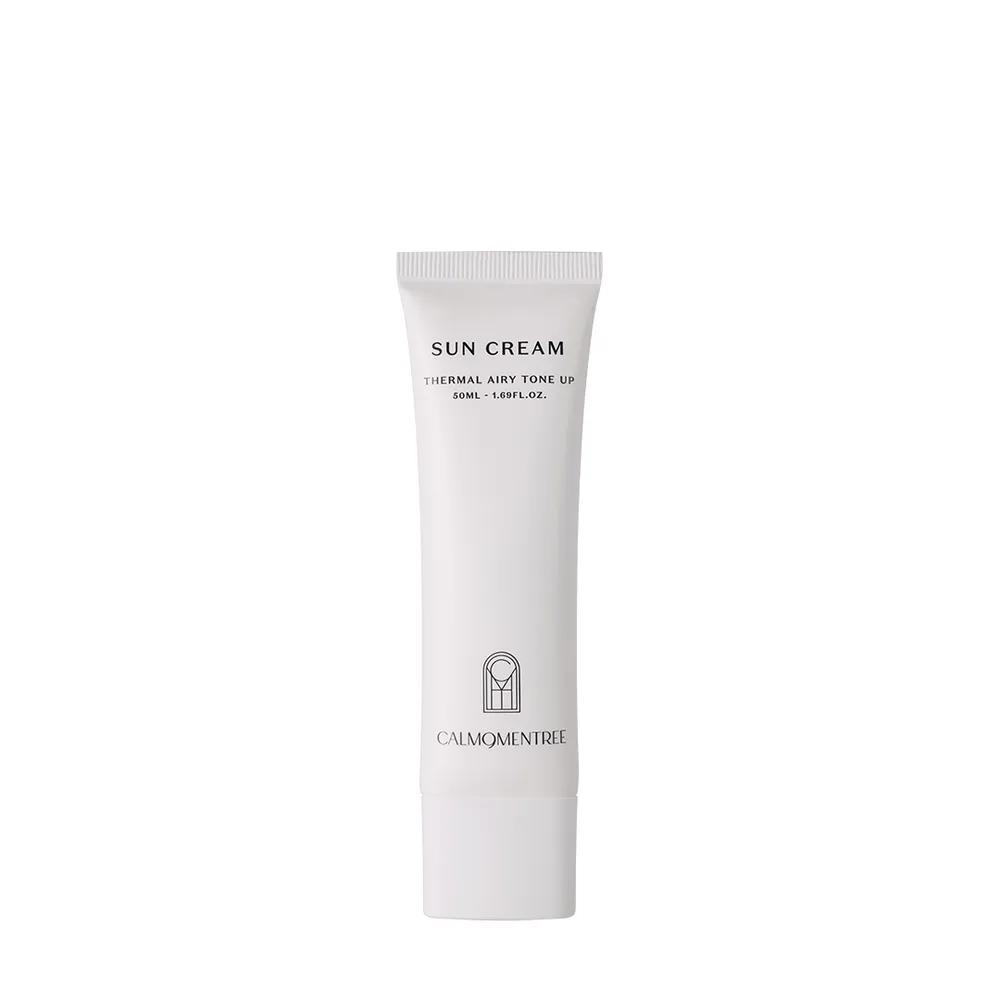 Calmomentree Thermal Airy Tone-Up Moisturizing Sunscreen for Sensitive Skin 50ml / Sensitive, Zero Stickiness, Tone-Up, Moisturizing