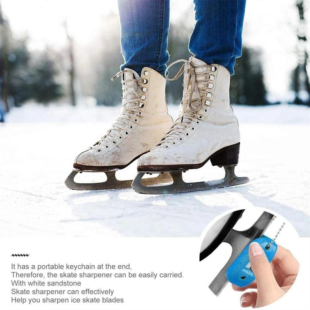 Ice Hockey Shoe Sharpener Ice Skate Sharpener Ice Skate Edge Sharpener White Sandstone Sharpener