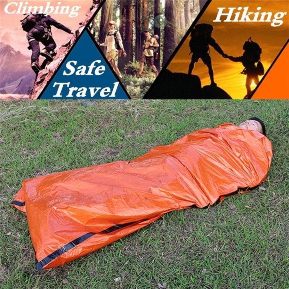 1 Set Windproof Survival Sleeping Bag Waterproof Emergency Tent Bivy Sack Rescue Kit  Hiking