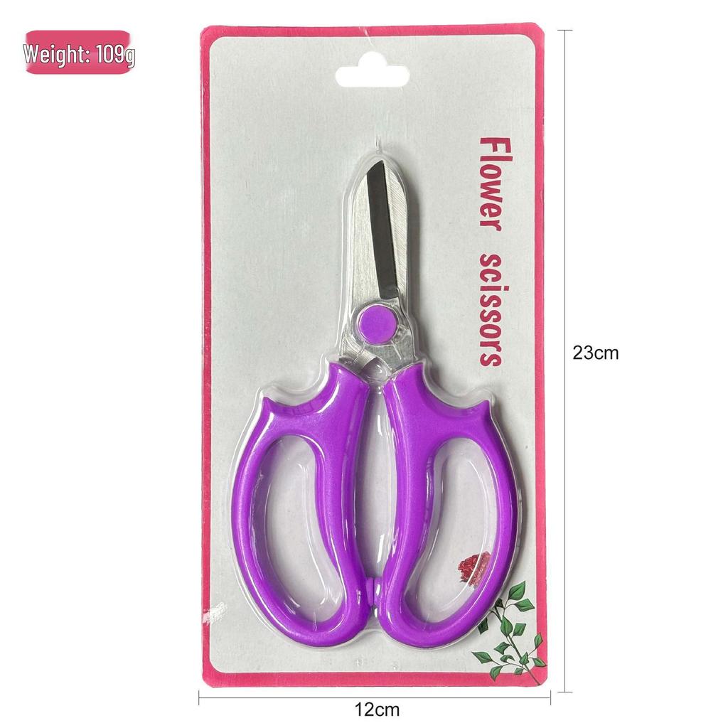 Stainless Steel Florist Pruning Shears: Rose, Tree Branch & Flower Scissors, Multifunctional Garden Tools