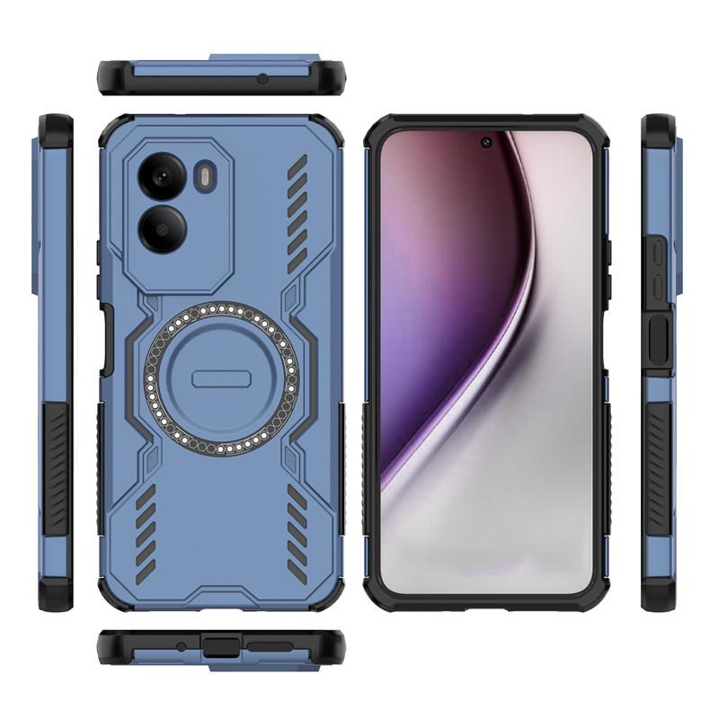 For Xiaomi Poco M7 Plus Case Poco M7 Plus Cover Heat Dissipation Magnetic Wireless Charging Protective Phone Cases On Poco M7 4G