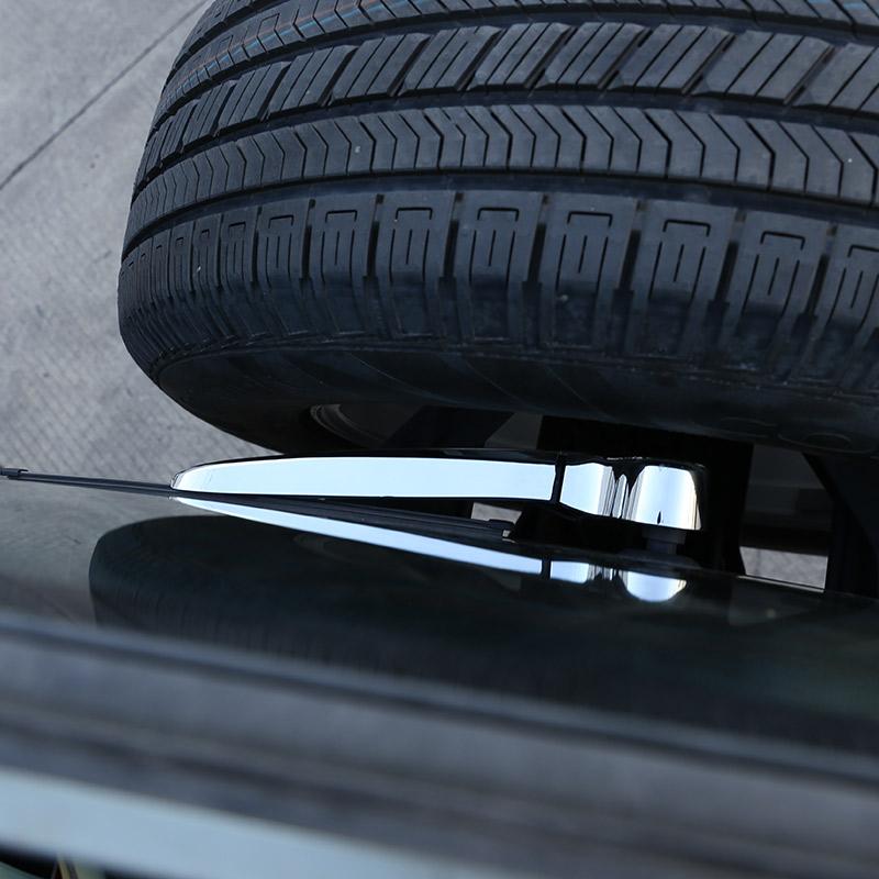 For Land Rover Defender 90 110 -22 ABS Car Rear Window Wiper Blade Cover Rear Windshield Wiper Trim Stickers Car
