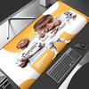 Kylian Mbappé Thema Premium Rutschfestes Mauspade mit Genähten Kanten, Strapazierfähiges Gummi-Material, für Schreibtisch & Gaming Tolle Geschenke