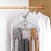 Wave Pattern Non-Slip Clothes Hanger - Seamless, Multi-functional for Dorm Use.