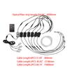 Universal Car LED Opitcal Fiber Ambient Lighting Kit Auto 8 Meters Optical Fiber String Atmosphere Lamps