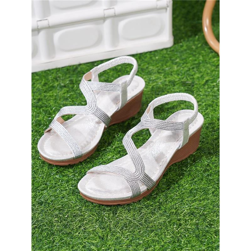 Fashionable And Versatile Bohemian Style Wedge Heel Women s Shoes 36