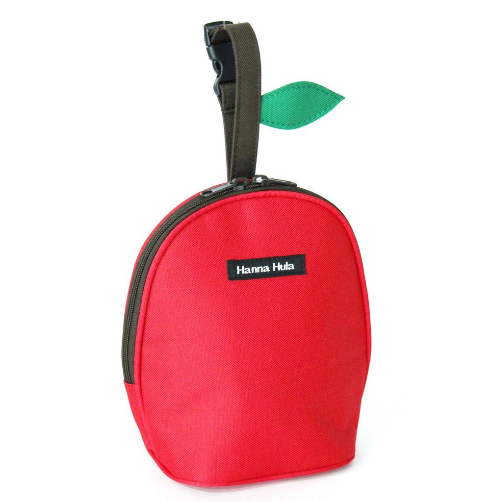 Hanna Hula Pet Cooler Walking Apple W X 19cm H X 11cm 100g Pouch, Insulated, Bag, Red, 13.5cm D,