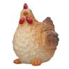 2 STÜCK Miniatur Huhn und Harzfiguren Ornamente für Bauernhausdekoration oder Heim-/Bürodekoration Mini Tierfiguren