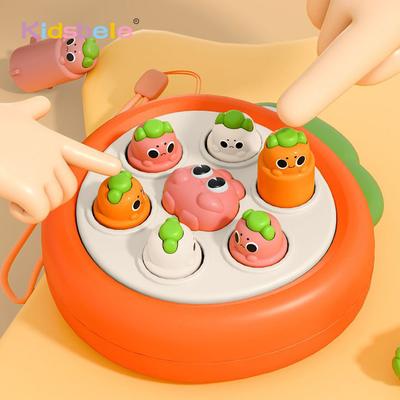 Mini Whack A Mole Game Toy Cute Rabbit Whack Mole Game Pounding Toy   Handheld Pop Game Sensory Fidget Toy