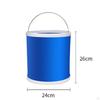 Foldable Water Bucket Fishing Multipurpose Practical Portable Oxford Cloth for Home