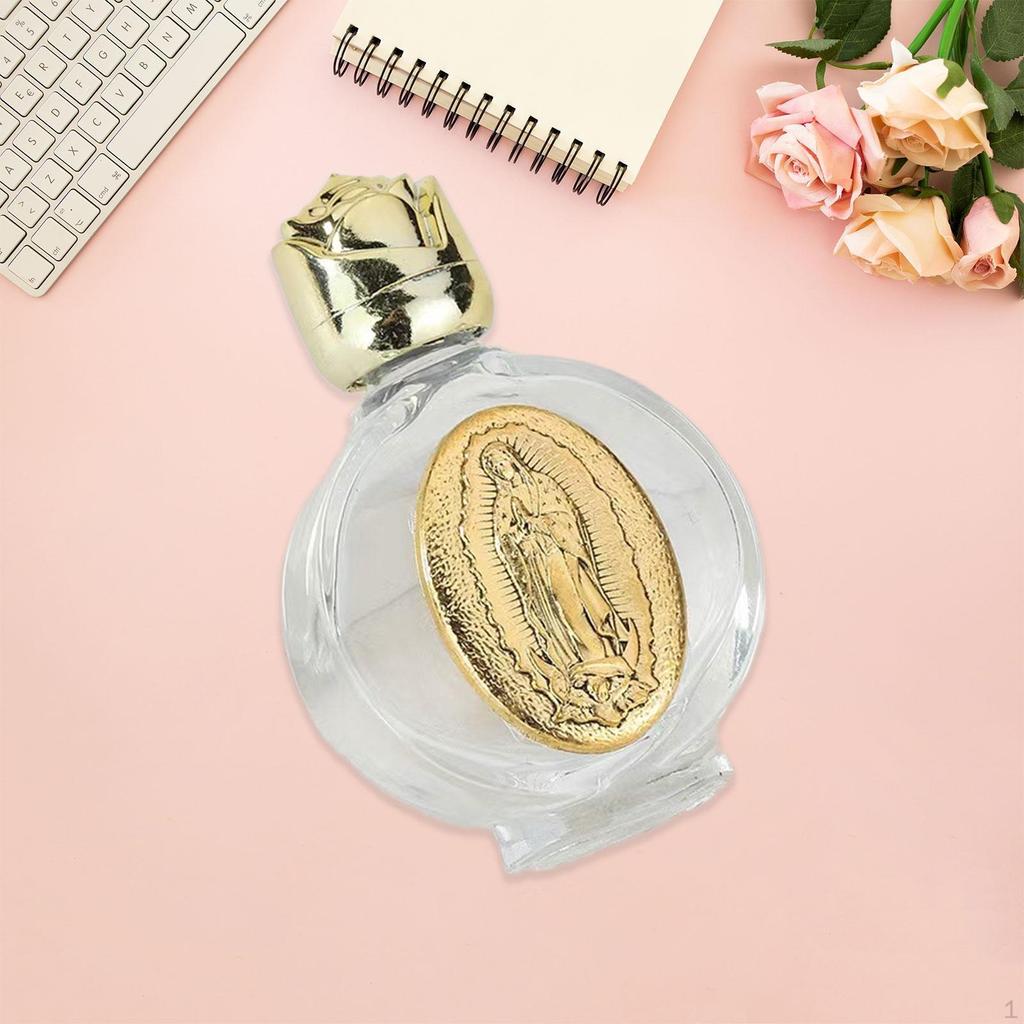 Holy Water Bottle Communion Gift for Family Travel Portable Girl Glass with