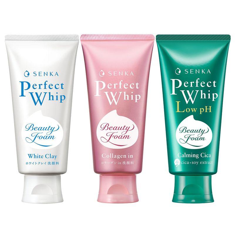 

Senka Perfect Beauty Foam Cleanser x 3 Cica Calming Cleansing Foam 100G X 3