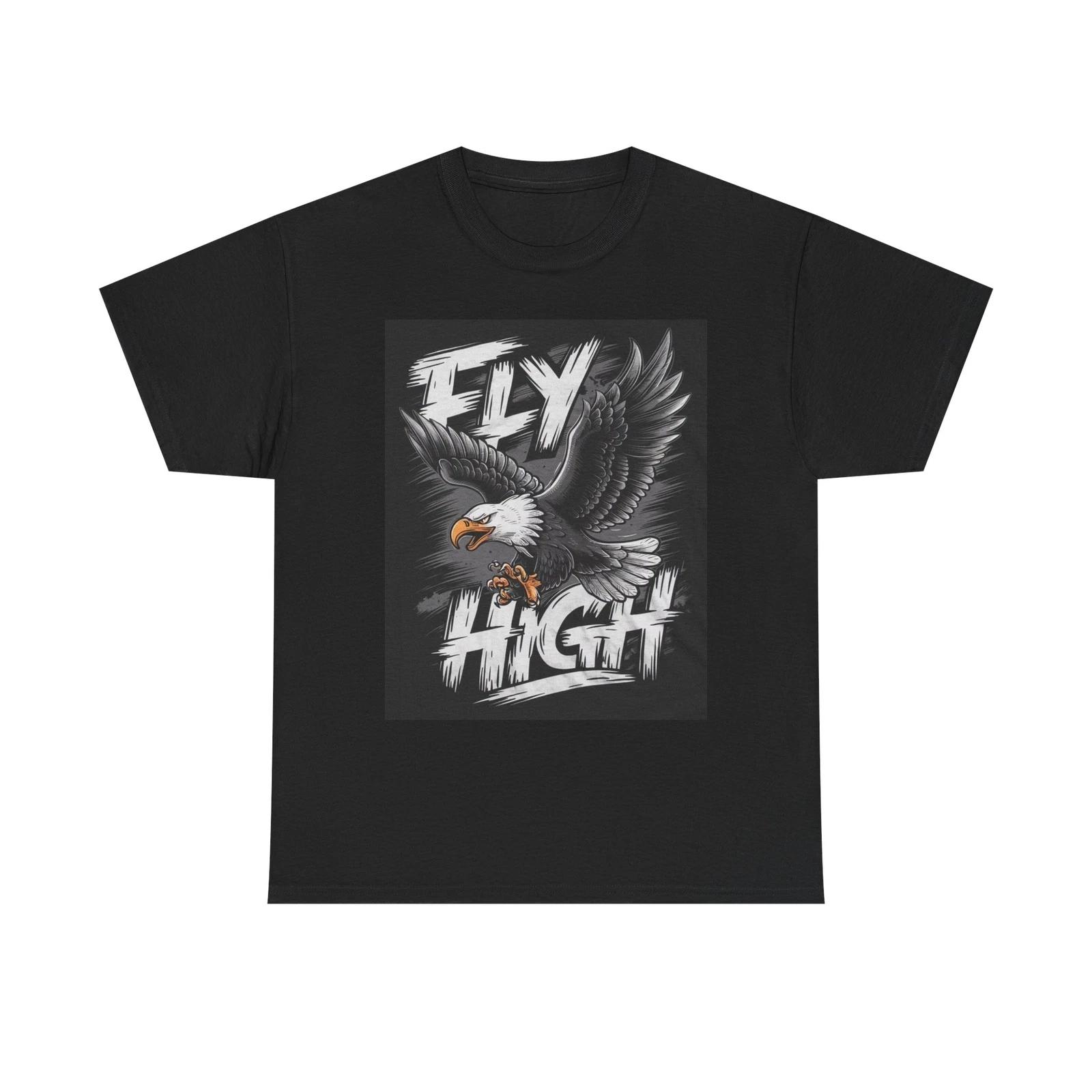 Men s and Women s T-shirts Fly High Freebird Graphic XXXXL