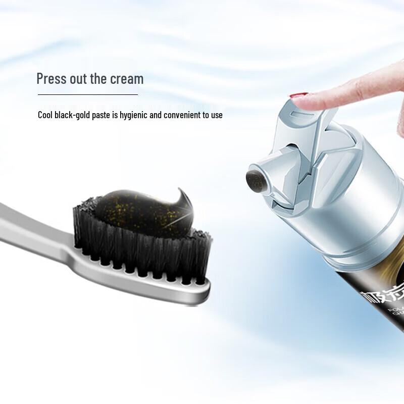 Lengsuanling Extreme Charcoal Dual Sensitivity Relief Pump Toothpaste