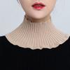 Fake Collar Detachable Turtleneck Neck Dickey Half Top Mock Sweater Collar
