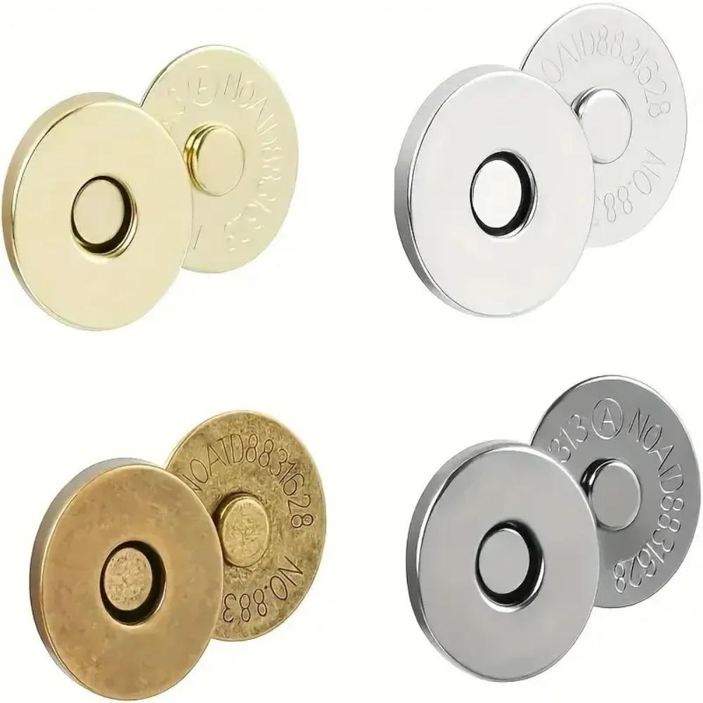 18mm Magnetic Snap Buttons, Easy Attach Metal Fasteners for Sewing & Crafts, Durable Stylish Snaps