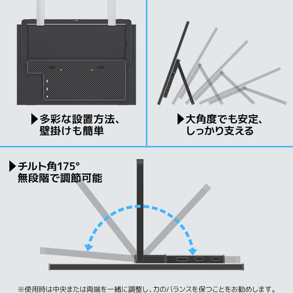 Upperizon Mobile Matte IPS FHD x sRGB Freestanding VESA Lightweight One Video One Mini HDMI Portable G-133S Monitor, 13.3-inch (1920 1200) 100%