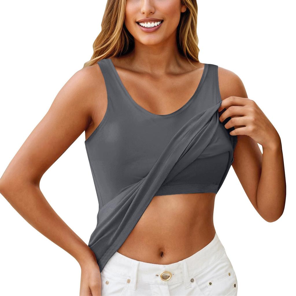 Women's Nursing Tank Top Soft, Breathable, Easy Access Breastfeeding Camisole Sleeveless Maternity Wear for Comfort & Style