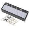 Guitar Plug Storage Box Wall Mounting Guitar Amplifier Key Holder Rack with 4Pcs Keychains