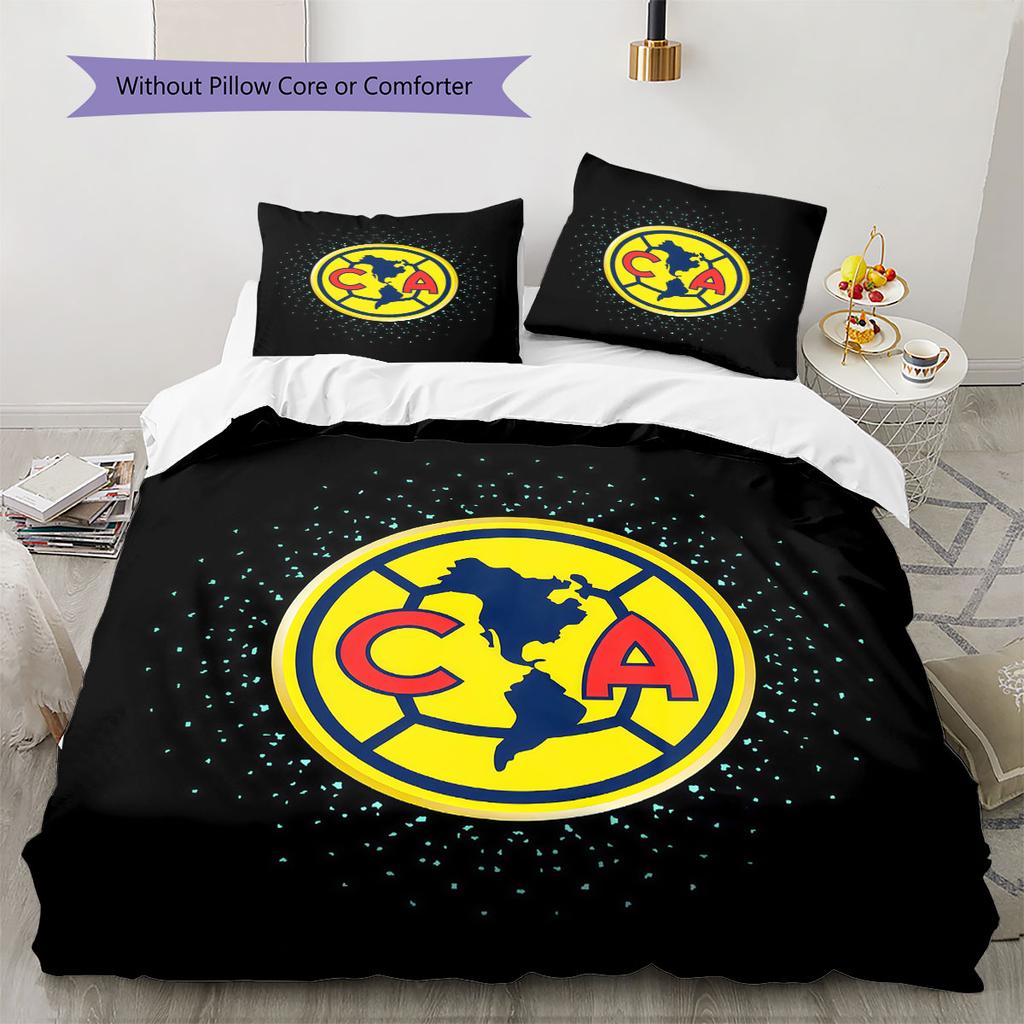 Club America Pattern Bedding,Quilt Set Quilt Cover Pillowcase Home Birthday Gift(1 * duvet cover + 2 * pillowcase, without core)