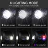 P50 Portable Handheld Led Flashlight Searchlight Spotlights With COB Light Solar Panel Type-C Charging Torch for Hunt,Outdoors