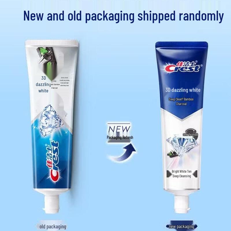Crest 3D White Deep Clean Bamboo Charcoal Toothpaste
