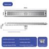 304 Stainless Steel Anti-odor Rectangular Floor Drain for Bathroom and Shower