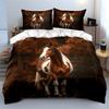 "Beautiful Horse Themed Decor Set" Soft Comfortable Duvet Cover Bedding Set Included 1*Duvet Cover & 2*Pillowcases gift
