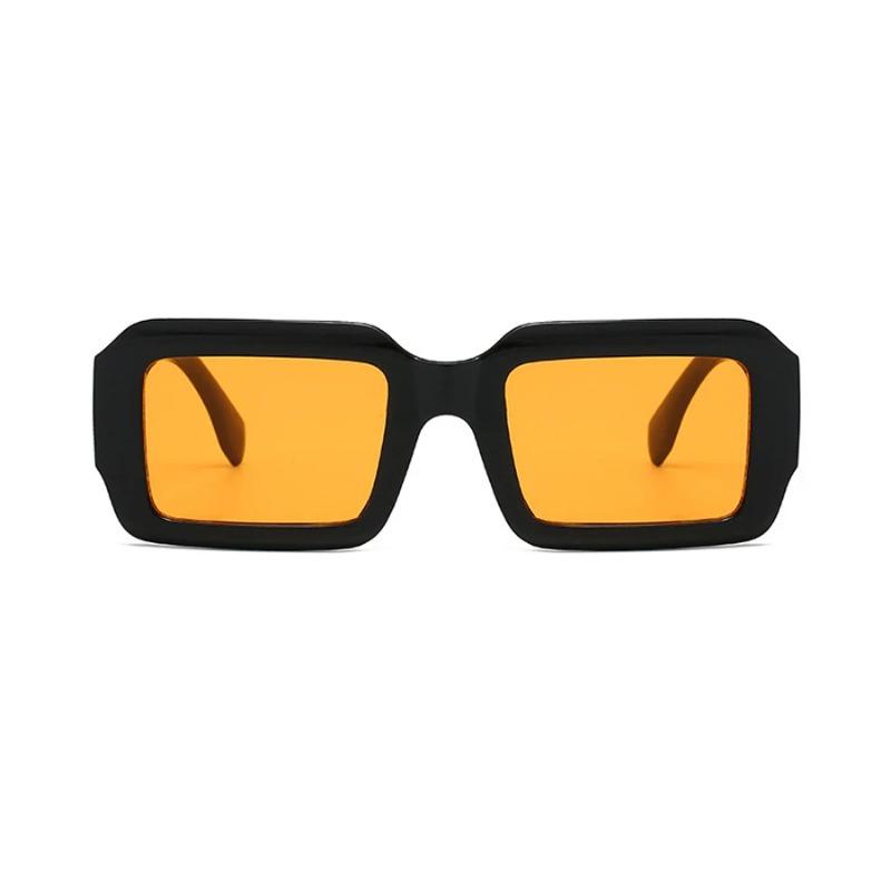 Vintage Men Rectangle Sunglasses Fashion Square Shades Eyewear Trendy Retro Women Brand Design Eyeglasses UV400