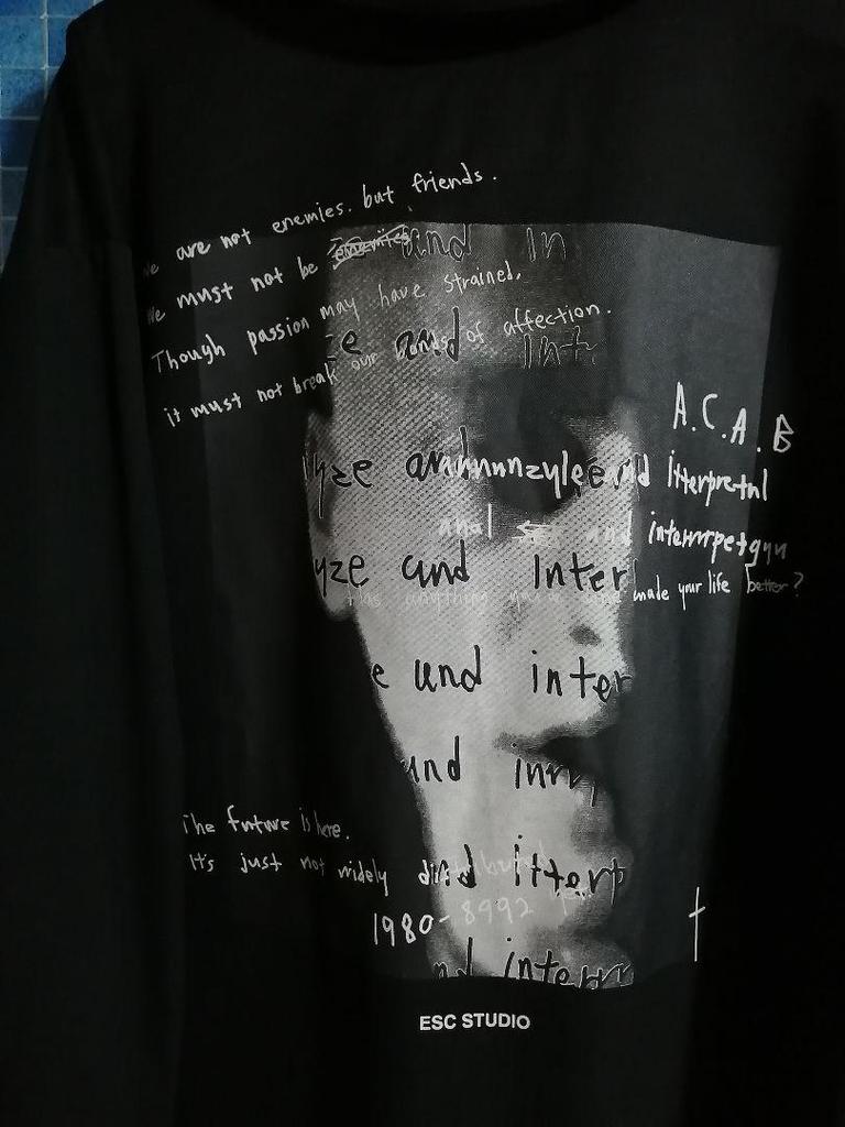 [USED] Rare Black BTS ESC Over Shirt Worn by Jimin, Sold Out