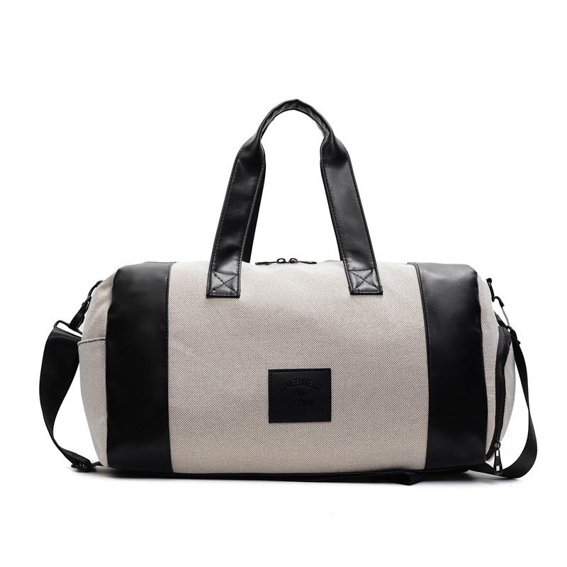 Women's Fashionable Luggage Bag Casual Outing Large Capacity Crossbody Travel Bag Dry Wet Separation Can Be Used for Pulling Rod Fitness Bag