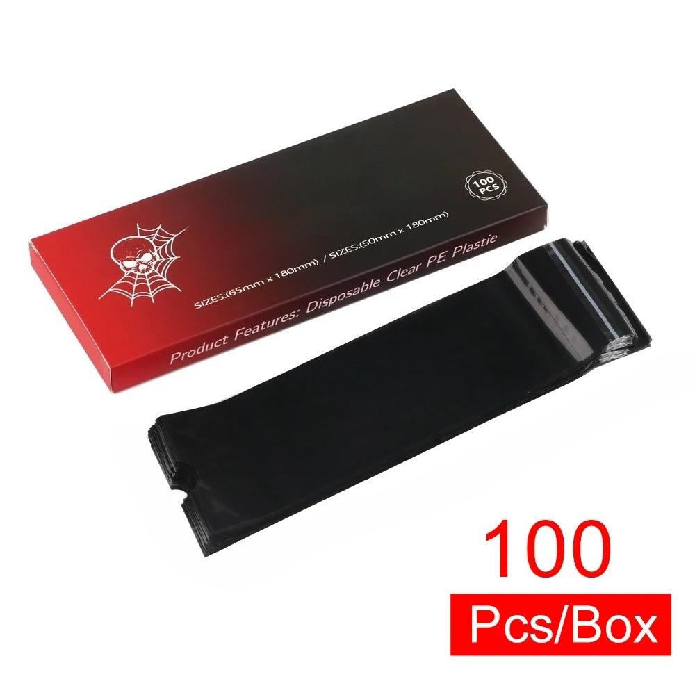 100 PCS Waterproof Tattoo Pen Protective Packaging Color Barrier Tattoo Film Machine Pen Protective Film Anti Fouling Film