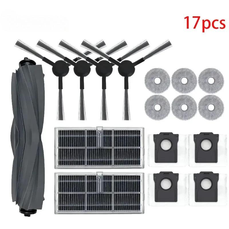 For Dreame X30 Ultra / X30 Pro / X30 Master Spare Parts Accessories Main Side Brush Hepa Filter Mop Cloth Dust Bag Accessories