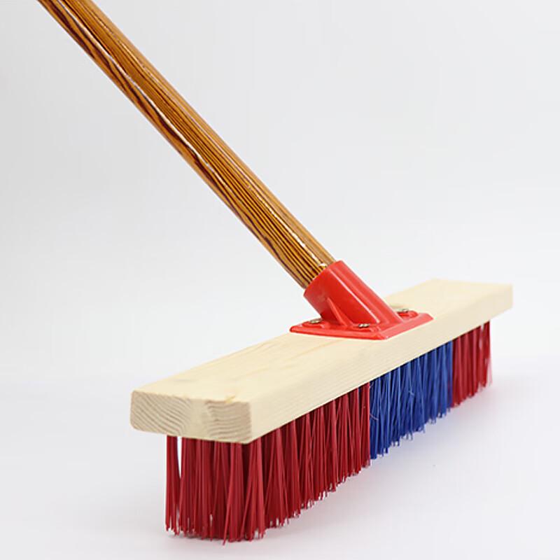 40cm Two-Color Hard Bristle Long Handle Cleaning Brush