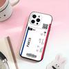Boarding Pass Plane Ticket  Phone Case Silicone Soft For IPhone 17,16,15,14,13,12,11,XS,Plus Pro Max
