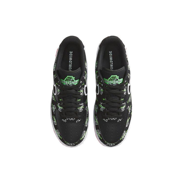 Nike Air Force 1 Low '07 LV8 Worldwide Pack Katakana Black (Unisex) Skateboard Shoes DA1343 003
